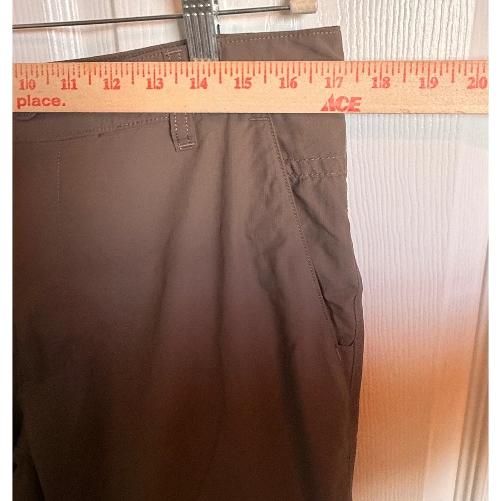 The North Face 34 Short Convertible Hiking Pants Gorpcore Trail Outdoor Brown